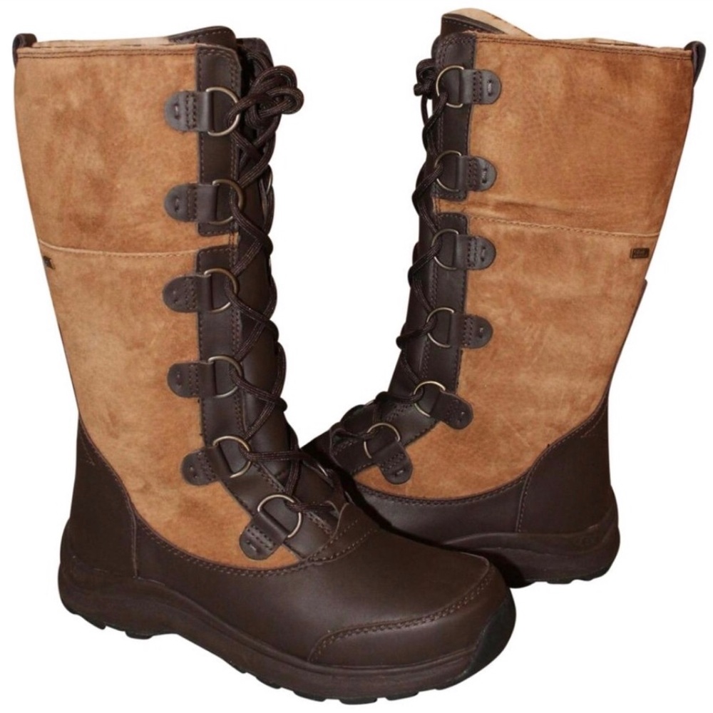 Ugg Atlasom Waterproof Wool Leather Boots